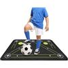 Generic Tappetino da allenamento per calcio, 50 x 80 cm, antiscivolo, tappetino antiscivolo per treno, strumento di pratica per il controllo del pallone da calcio, Robusto accessorio per allenamento di calcio