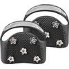 Riaisttd Stainless Steel Rampons for Hiking Boots, 5-Spike Ice Cleats with Reflective Snow Grips, Climbing Rampons for Improved Traction, Snow Shoe Grippers for Winter Climbing Safety