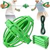 Generisch Gioco di palla a doppio giocatore, giocattolo interattivo in ABS con corda elastica da 240 cm, set di attività di coordinazione e allenamento visivo, attrezzatura da gioco per la famiglia all'aperto