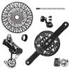 SRAM 710845892349, Gruppo XX t-Type Eagle AXS E-MTB 104BCD Corona 36 12 velocità Unisex Adulto, Nero, Taglia Unica