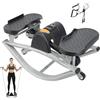 Generic Mini macchina per esercizi passo-passo - Macchina per esercizi da 9,84 pollici | Stepper alto-basso in metallo con monitor LCD, per casa, appartamento, ufficio, palestra, glutei in ABS, L