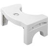 Zceplem Sgabello WC Pieghevole | Sgabello WC Poggiapiedi Pieghevole,Sgabello da Toilette Portatile per Cacca, Sgabello per Cacca Adatto per Bambini e Adulti