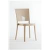 Lucienne Sedia POLICARBONATO extralucido Cappuccino - Set 4 sedie