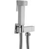 PAFFONI Set Bidet Tweet Square (Quadro) Solo Acqua Fredda con Doccia-Flessibile Cromato