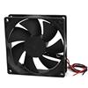 Ruilogod DC 12V 0.25A Brushless 90 x 90 x 25 mm Ventola di raffreddamento per radiatore caso