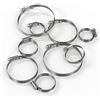 Auprotec Fascette in acciaio inox Selezione di 8 mm - 180 mm cromato in acciaio al nichel 1.4301 V2 A industrie qualità larghezza di banda 9 mm Croce SW7