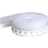 IGTOPS Guarnizione inferiore per porta, nastro sigillante, nastro di guarnizione in silicone trasparente autoadesivo, protezione dal vento, nastro per porta in vetro, resistente al vento, termoisolante e