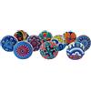 Royal Kraft Pomelli vintage in ceramica con stampa multicolore blu per mobili da cucina, porte e cassetti, guardaroba, credenza (10 motivi x 2 pezzi = 20 pomelli) Sknob020_20