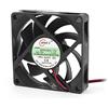 Ruilogod DC12V 0.20a 9 flabellum 70x70x15mm Connettore senza spazzole Fan di raffreddamento del computer