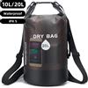 NONE Borsa impermeabile da 10L 20L Custodia da viaggio per nuoto Trekking Rafting Canottaggio Kayak Rafting Drybags Zaino XD117Y