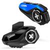 Lexin G2P 2PCS Interfono per casco moto Bluetooth V5.0 Fino per collegare 6 ciclisti e lasciare tra qualsiasi 2 di loro Cuffie wireless