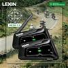 Lexin Interfono Lexin MeshCom MESH e Bluetooth per Casco Moto, Interfono Mesh per fino a 24 Persone con Raggio d'Azione di 2 km