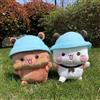 NONE Peluche Yier Panda Bear Dolls, simpatico giocattolo di peluche Bubu Dudu, adorabile cartone animato, morbido peluche imbottito, decorazione per la casa, regalo per la fidanzata