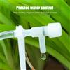 NONE Kit di irrigazione a goccia da giardino con valvola di regolazione Dispositivo di irrigazione per piante in vaso 4/7mmHose Irrigazione Risparmio Micro gocciolatore Serra