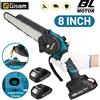 Gisam Gami 8 Pollici Brushless Sega A Catena Cordless Sega Elettrica Lavorazione Del Legno Giardino Potatura Motosega Strumento di Potere Per Makita 18V Batteria Spille