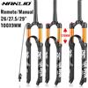 Nanlio MTB Forcelle per sospensioni per biciclette Forcella pneumatica in lega di magnesio 26/27.5/29er pollici Mountain Bike 32 RL100mm Forcella Accessori per biciclette