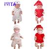 IVITA Bambola Reborn 100% in Silicone, Giocattoli Realistici per Bambini, Kit di Bambole Dipinte a Mano per Regali ai Bambini