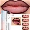 ibcccndc Matita per labbra impermeabile Peel Off Tattoo Lipgloss Impermeabile a lunga durata Matte Lip Tint Contorno marrone Labbra strappanti Macchia cosmetica