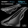 RYET 2024 RYET Sella per bicicletta stampata in 3D 120g Cuscino in carbonio 250x140mm Sedile per bici per MTB Ghia Sedile per bici da strada Accessori per ciclismo