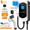 feyree EV Caricabatterie Type2 Cavo 32A 7.6kW Carica dinamica Blancing EVSE Wallbox APP Funzione 11kW 22kW Stazione di ricarica Auto elettrica