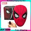 Bandai Mascara Spiderman Copricapo Maschera Cosplay Occhi in movimento Maschera elettronica Spider Man 1:1 Giocattoli elastici telecomandati Adulti Regalo per bambini