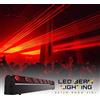 SHEHDS 8x12W RGBW Multicolor LED Bar Fascio di luce a testa mobile con Flight Case Spedizione veloce per i set di DJ Posto Forte luce diurna