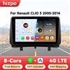 Hizpo Autoradio Autoradio per Renault Clio 3 2005 2006 2007-2014 Lettore multimediale Wireless CarPlay Android Auto Stereo GPS 4G