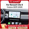 Ainavi Autoradio Per Renault Clio 5 Captur 2 2020 2021 2022 2024 Lettore Wireless Carplay Android Auto Multimediale 4G Wifi 2Din