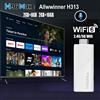 Yitukeji H96 MAX Android TV Stick Allwinner H313 con Wifi 2.4G 5G Wifi6 Doppia marca 8GB 16GB 4K 3D HDR Goole Telecomando vocale DC 5V 2A