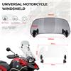 NONE Deflettore per parabrezza con morsetto per spoiler regolabile per estensione universale del parabrezza per moto adatto a tutti i modelli di motociclette