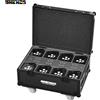 SHEHDS 8/10 PCS 6x18w Batteria Senza Fili Par Con Flight Case RGBWA + UV WIFI APP Luce di Controllo Per DJ Disco Matrimonio illuminazione scenica