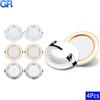 GRZBI 4 pezzi LED da incasso 5W 9W 12W 15W 18W AC110V 220V DC12V 24V lampada da incasso a soffitto pannello LED rotondo luci da incasso faretto illuminazione