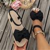 NONE Sandali da donna 2025 Nuovi sandali leggeri estivi Pantofole casual da spiaggia alla moda Papillon da esterno Scarpe basse Scivoli da casa da donna