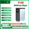 NIELFTOR Batteria al litio 48V 300Ah LiFePO4 15kWh 51.2V 100Ah 120Ah 200Ah 300Ah Batteria al litio per accumulo di energia domestica PL Stock UE