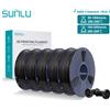 SUNLU ABS Filamento 3D 5X1KG 1.75mm Alta Resistenza Robusto Durevole 100% Zero Bolle Materiale di Stampa Premium Compatibile con la Maggior Parte delle Stampanti 3D FDM