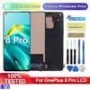NONE Display AMOLED per Oneplus 8 Pro 5G Display LCD Touch Screen Digitizer per 1 + 8 PRO IN2023, IN2020, IN2021 Sostituzione con cornice