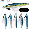 akakuma 5 pezzi esca da pesca luminosa 10/20/30/40/60/80/100g maschera di metallo occhi 3D affondamento richiamo lancio laser jigging richiamo esca dura artificiale