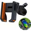 xnyocn Supporto per telefono per bici Supporto per manubrio per bicicletta per moto Clip per supporto per telefono cellulare Supporto GPS Staffa antiurto per telefoni da 4,5-7,0 pollici