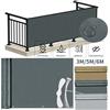 NONE Copertura per recinzione per schermo privacy per balcone Protezione UV Panno per ombra scudo resistente all'acqua per ponte Patio Cortile Giardino Piscina esterna