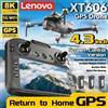 Lenovo Drone GPS Lenovo XT606 MAX 2026 con Fotocamera Professionale 4K/8K HD, FPV e Schermo Integrato, Drone 360 ° Drone Giocattolo Quadricottero con Evitamento Ostacoli