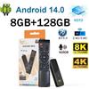 CLIBABIQBOX TV98 ATV X9 Smart TV Stick Android14 Allwinner H313 OTA 8GB 128GB Supporto 8K 4K Lettore multimediale 4G 5G Wifi6 HDR10 Voce remota iptv
