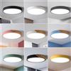 JKGBL Lampada da Soffitto Smart Ultra Sottile 5cm, Controllo Remoto APP, Dimmerabile, in Legno e Acrilico, per Camera da Letto e Soggiorno, con Funzione Memoria