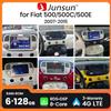 Junsun Sistema Multimediale Junsun Android per Fiat 500 500C Abarth 2007 al 2015 Schermo Touch CarPlay Senza Fili Android Auto Navigazione GPS Integrata Bluetooth Chiamate a Mani Libere USB Wifi Radio