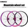 TANKE Set di ruote MTB AM Enduro DH 29/26/27,5 pollici 35mm Wide Rim 148 Boost 142 Thru Axle 135 QR Hub 6 nottolini Ruota di bicicletta durevole