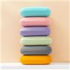 NONE Comodo cuscino per pisolino in spugna Cuscino per il collo morbido per ufficio portatile Cuscino per dormire da viaggio con supporto cervicale color macaron