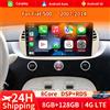 SJHXVH Auto DVD Android 16 Radio Stereo Per Fiat 500 2007-2015 Auto Lettore Multimediale di Navigazione GPS Unità Principale WIFI Ad Alte Prestazioni