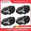SYNCO Moman Moto Casco Bluetooth Auricolare Interfono 1000mAh MOTO Comunicatore 2000m Interfono per 24 Piloti IP65 Impermeabile
