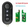 shhcup Chiave telecomando per auto a 3 pulsanti per Fiat 500 500L Punto Florino Doblo Qubo Punto Evo Grande Punto 433 MHz Marelli / Delphi BSI System