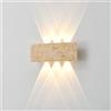 NONE Lampada da parete a LED Wabi-sabi Lampada da giardino in pietra IP65 Lampada da comodino retrò impermeabile per esterni Apparecchio di illuminazione Decorazione domestica per interni