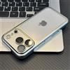 NONE Custodia di Lusso con Placcatura Nano Opaca Traslucida per iPhone 17 16 Plus 15 14 13 Pro Max, Protezione Lenti Air, Cover Rigida con Retro Opaco